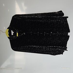 JacDale velour leave pattern shirt